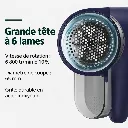 Rasoir A Peluches Rechargeable Sonifer 5W - Bleu (4).webp