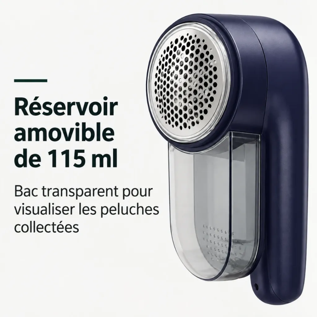 Rasoir A Peluches Rechargeable Sonifer 5W - Bleu (3).webp