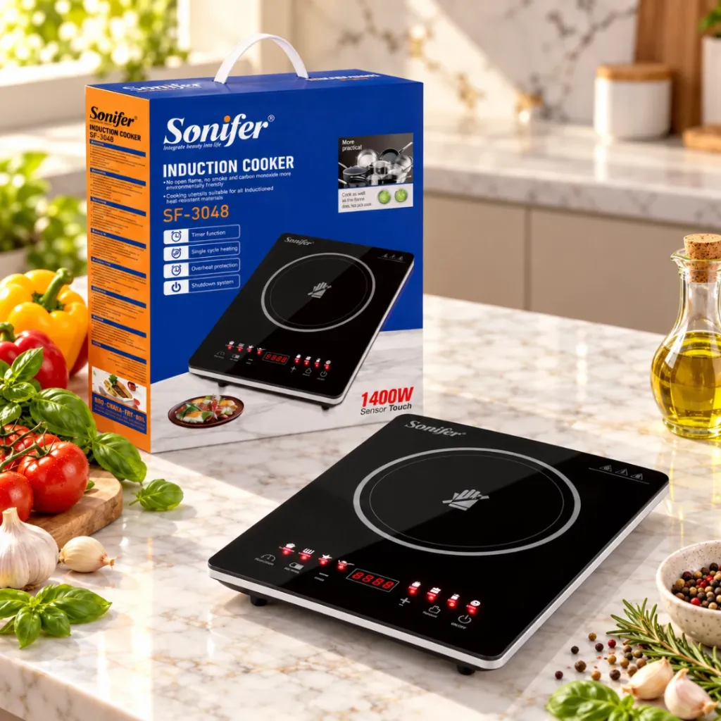 Plaque de Cuisson Led Tactile Sonifer - 1400 W (3).webp