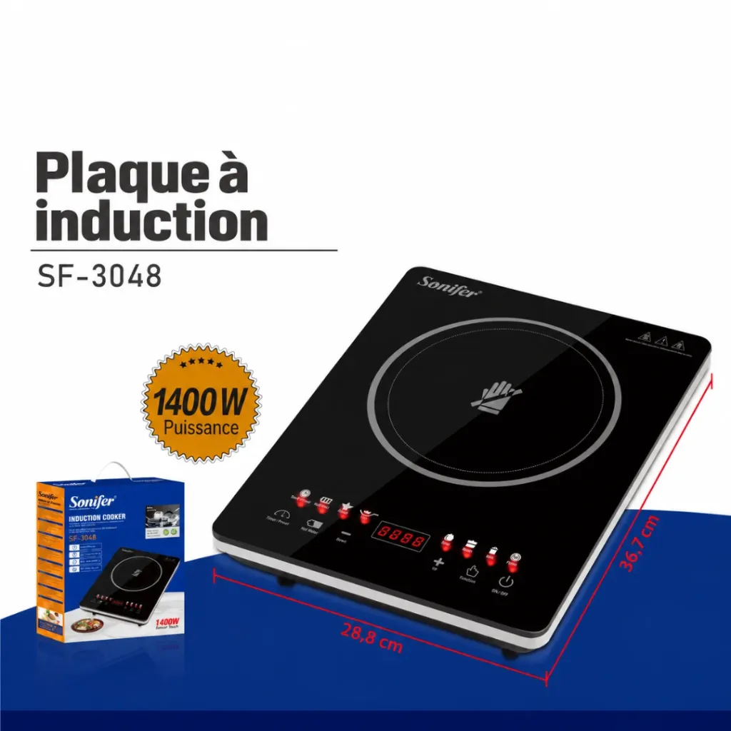 Plaque de Cuisson Led Tactile Sonifer - 1400 W (1).webp