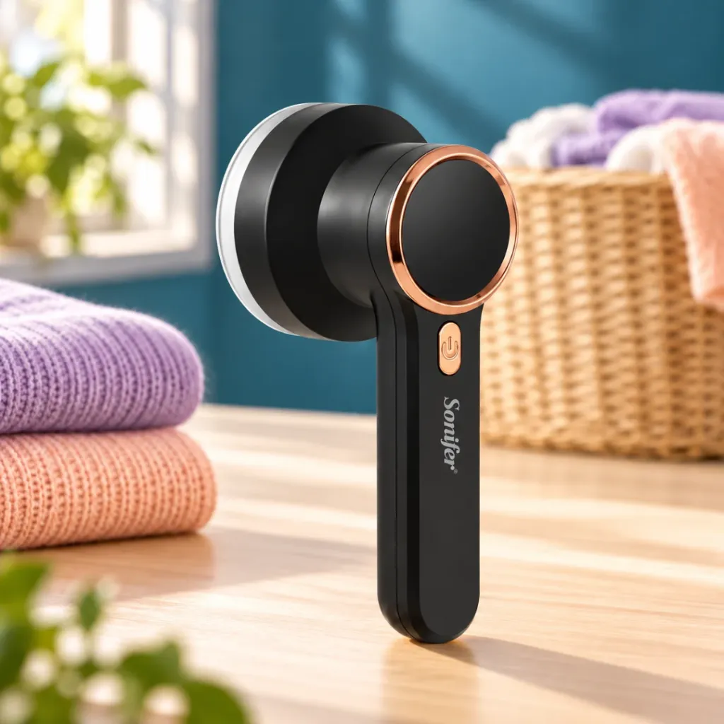 Rasoir A Peluches Rechargeable Sonifer 9W - Noir (6).webp