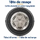 Rasoir A Peluches Rechargeable Sonifer 9W - Noir (1).webp