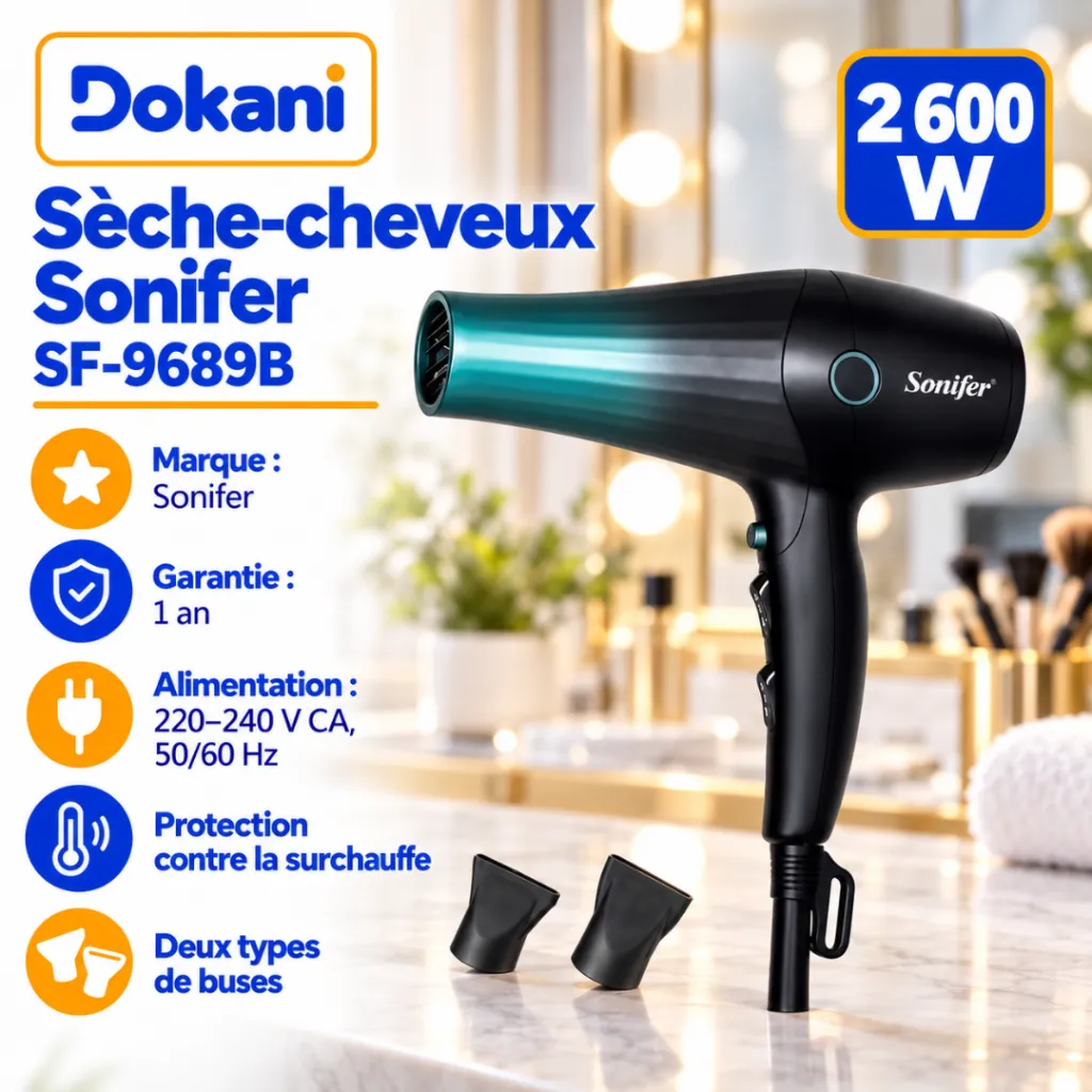 Sèche-Cheveux Sonifer - 2600W (3).webp