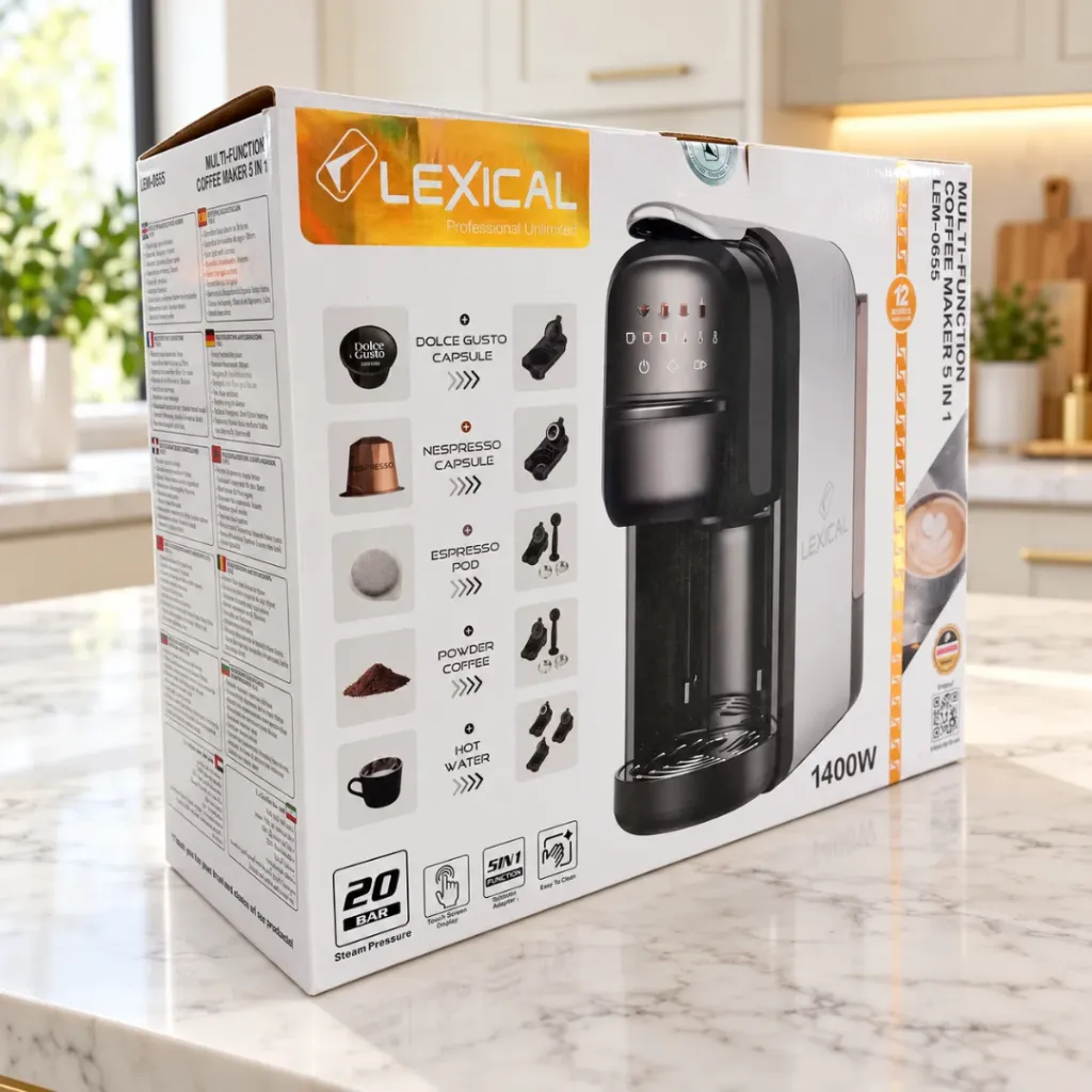 Machine A Café 5 en 1 Lexical- 20 Bar- 1400W (4).webp
