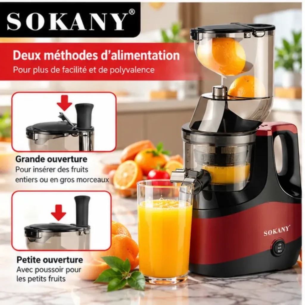 Extracteur De Jus Lent Sokany- 300 ml- 250 W (4).webp