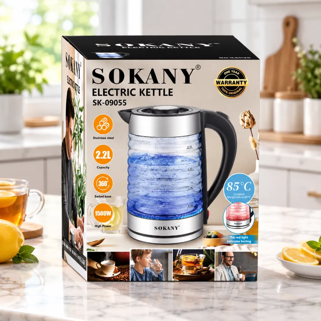 Bouilloire Electrique Sokany- 2,2 L - 1500 W.webp