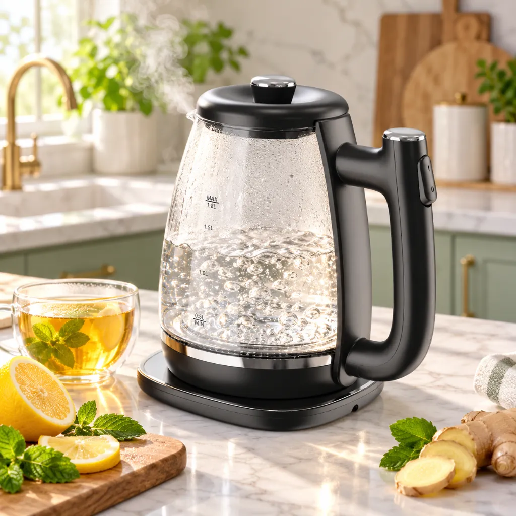 Bouilloire Electrique En Verre Sokany- 1,8 L - 1800 W 3.webp