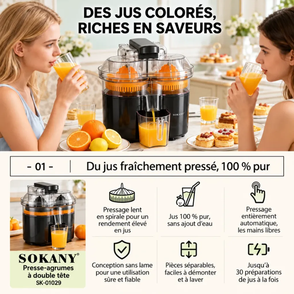 Presse-Agrumes A Double Tête Sokany- 500 ml- 280 W (2).webp