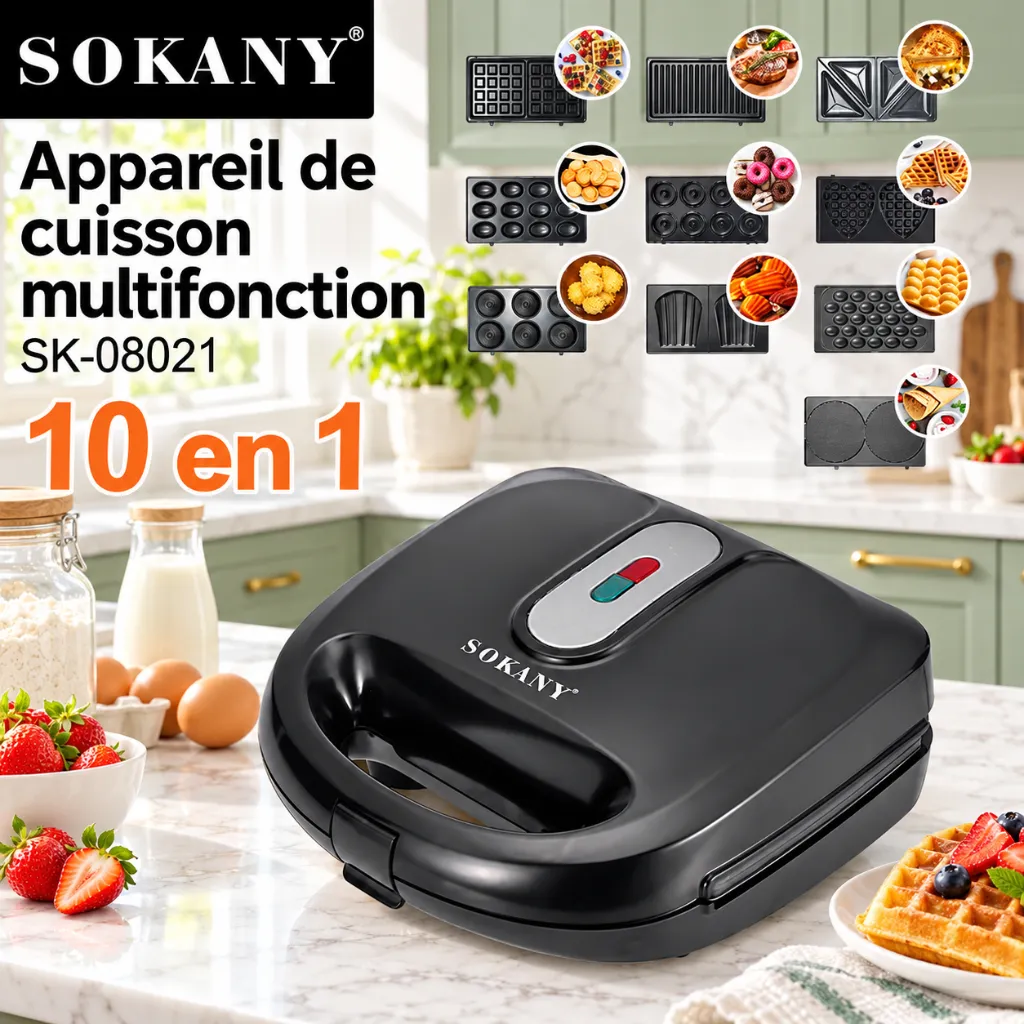 Appareil De Cuisson 10 En 1 Sokany- 750 W 2.webp