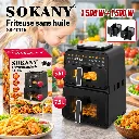 AirFryer Double Compartiment Sokany- 13 L - 3000 W (8).webp