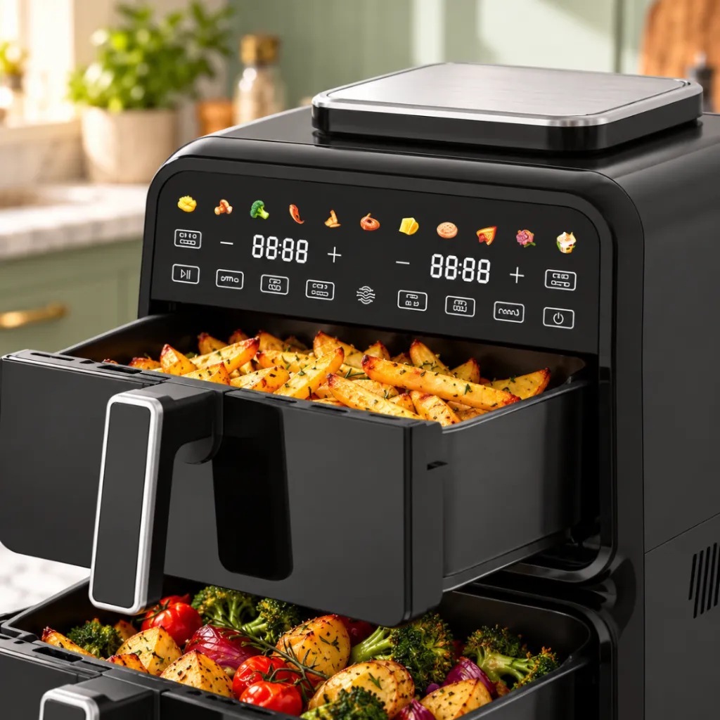 AirFryer Double Compartiment Sokany- 13 L - 3000 W (2).webp
