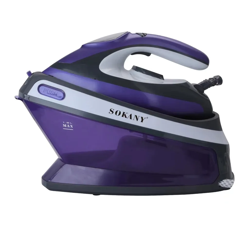 [SK-2121] Fer à Vapeur Avec Support Sokany 2800W Violet.webp