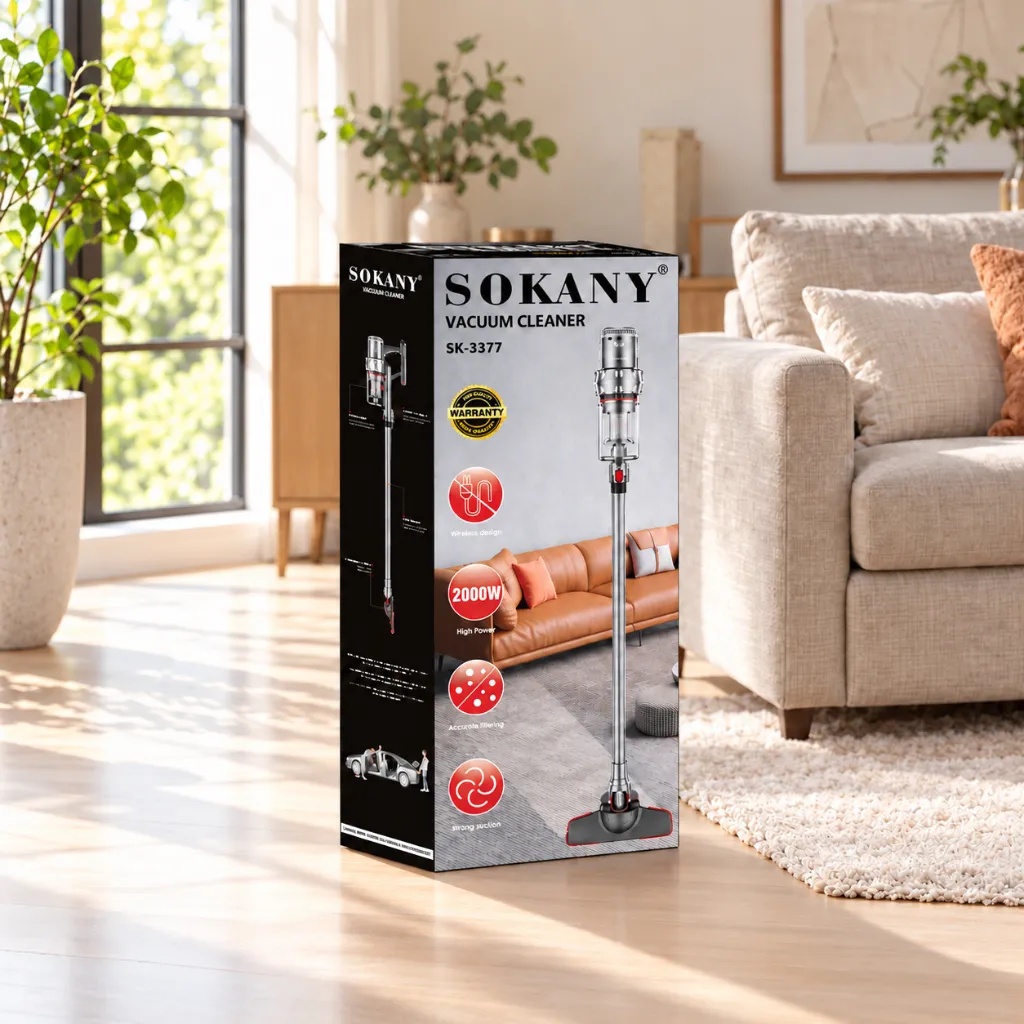 Aspirateur Balai Sans Fil Sokany - 1,1 L - 2000 W 1.webp