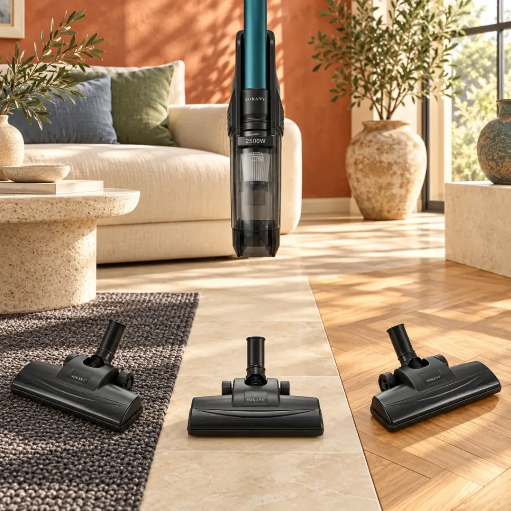 Aspirateur Balai Eau Et Poussière Sokany - 1,2 L - 22000 W (6).webp