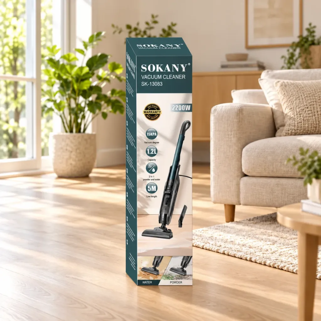 Aspirateur Balai Eau Et Poussière Sokany - 1,2 L - 22000 W (3).webp