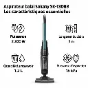 Aspirateur Balai Eau Et Poussière Sokany - 1,2 L - 22000 W (2).webp