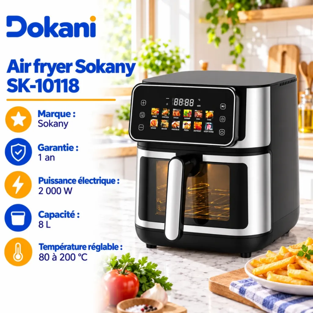 AirFryer Sokany- 8 L - 2000 W (2).webp
