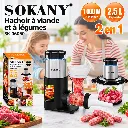 Hachoir Et Appareil A Saucisses Sokany- 2,5 L - 1000 W (2).webp