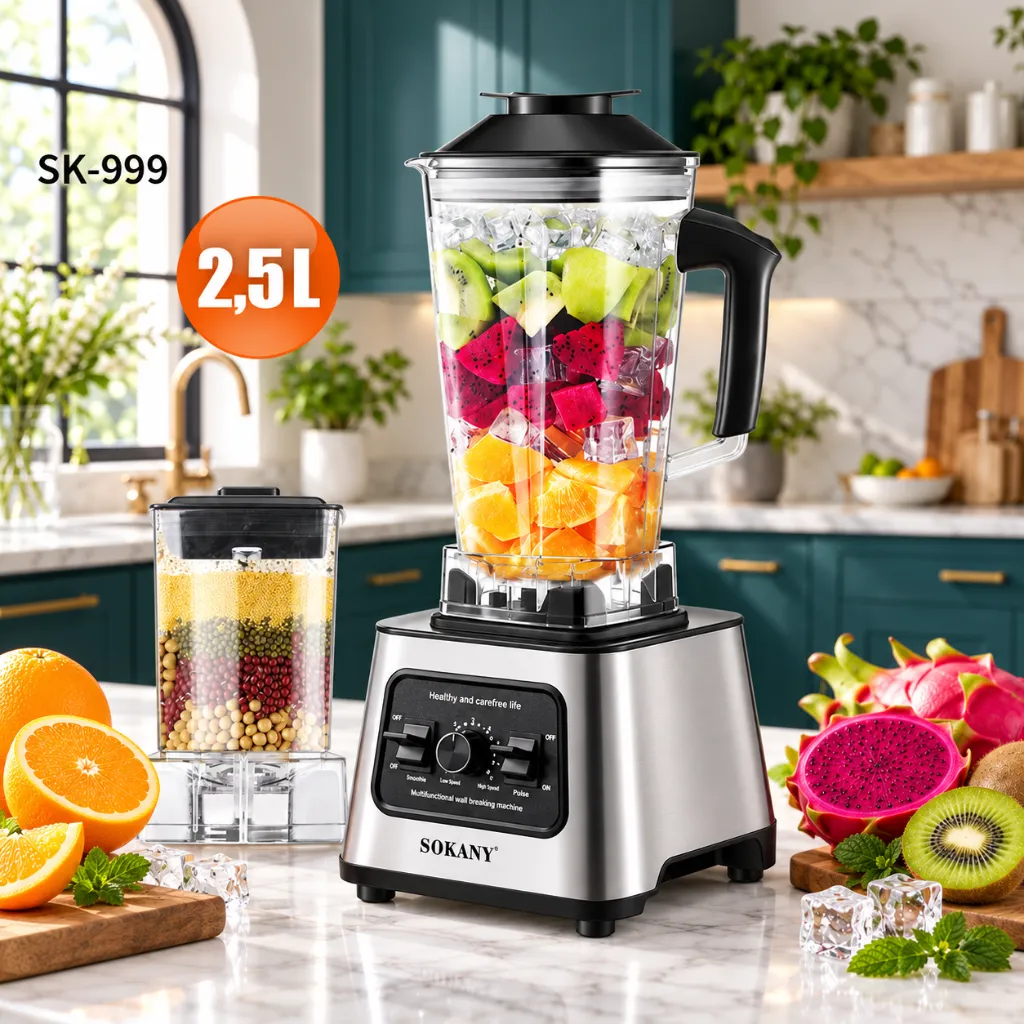 Blender Haute Vitesse Sokany- 2,5 L - 2000 W 1.webp