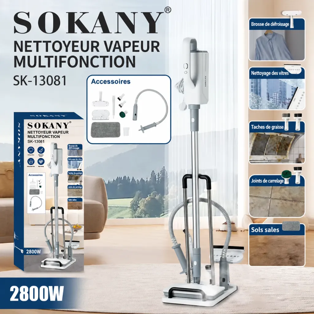 Nettoyeur vapeur multifonction avec accessoires.webp