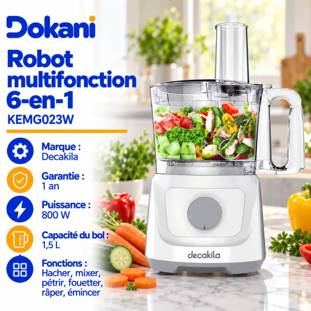 Robot Multifonction 6-en-1 800W - 1,5L- Decakila (11).webp