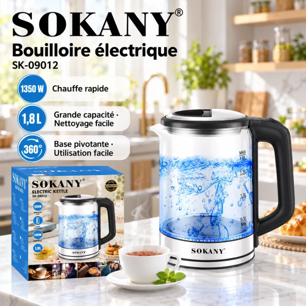 Bouilloire Electrique En Verre Sokany- 1,8 L - 1500 W (3).webp