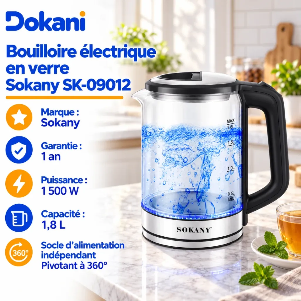 Bouilloire Electrique En Verre Sokany- 1,8 L - 1500 W (5).webp