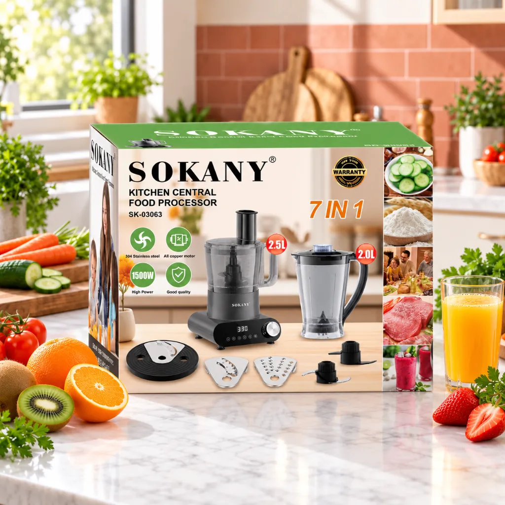 Robot Multifonction 7 En 1  Sokany- 2,5 L - 1500 W3.webp