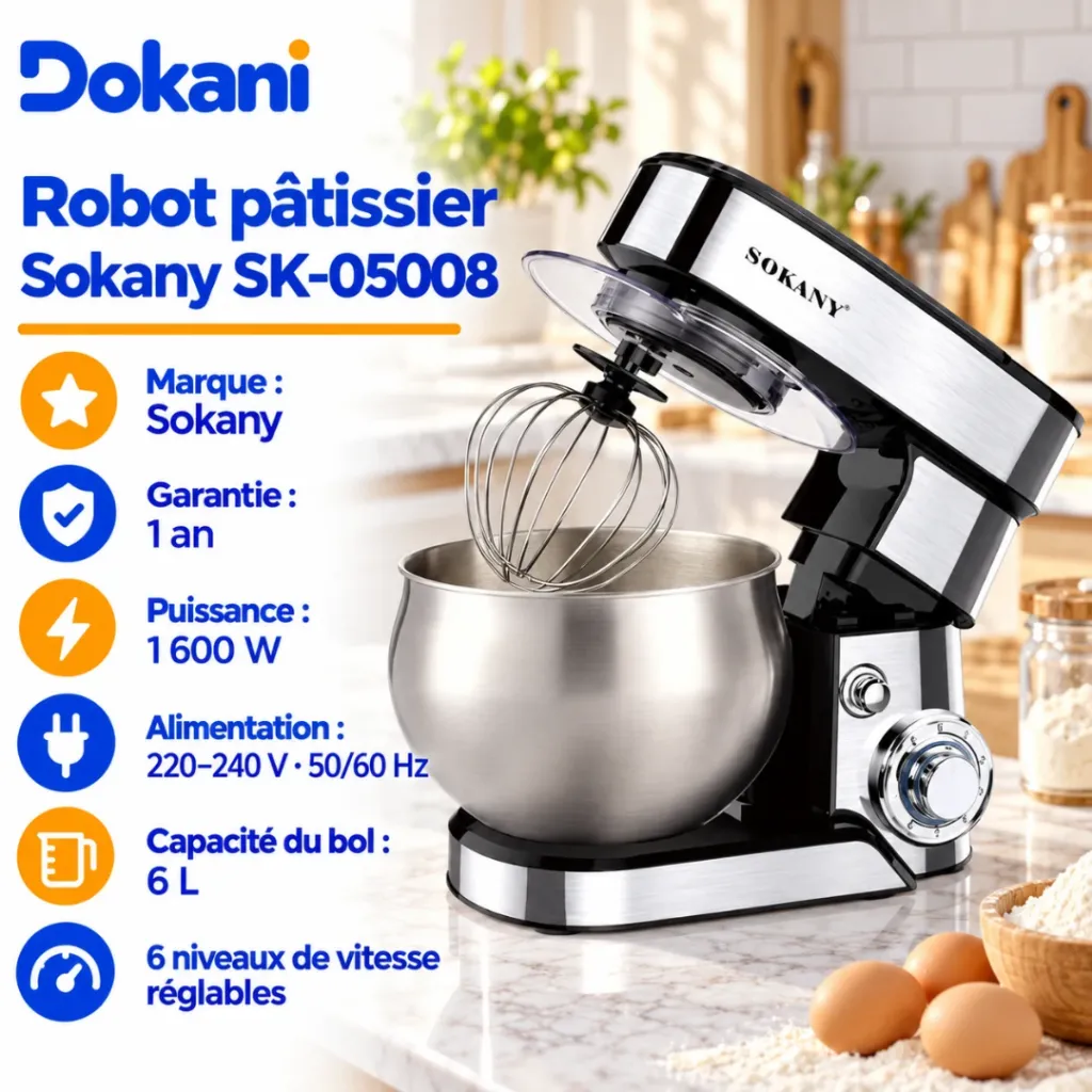 Robot Pétrin Sokany- 6 L - 1600 W (2).webp