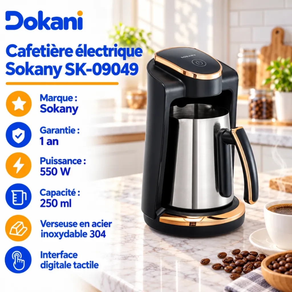 Cafetière Electrique Sokany- 250 ml - 550 W.webp