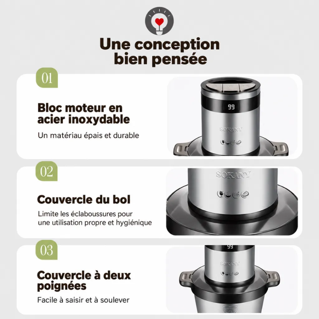 Hachoir A Affichage Numérique Sokany- 8 L - 500 W (2).webp