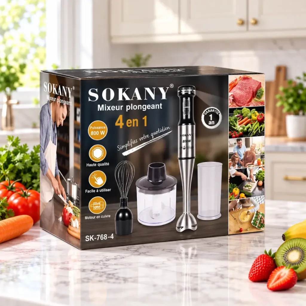 Mixeur Plongeant Multifonction Sokany- 800 W (3).webp