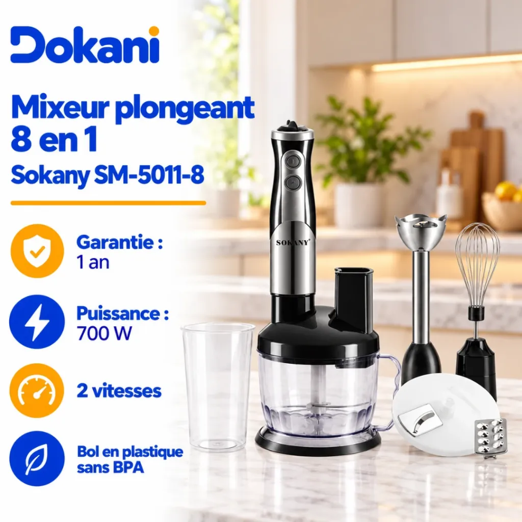 Mixeur Plongeant 8 En 1 Sokany- 700 ml - 700 W (4).webp