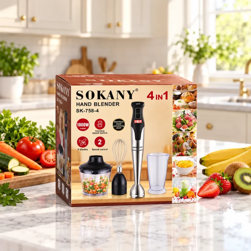 Mixeur Plongeant 4 En 1 Sokany- 1000 W (5).webp