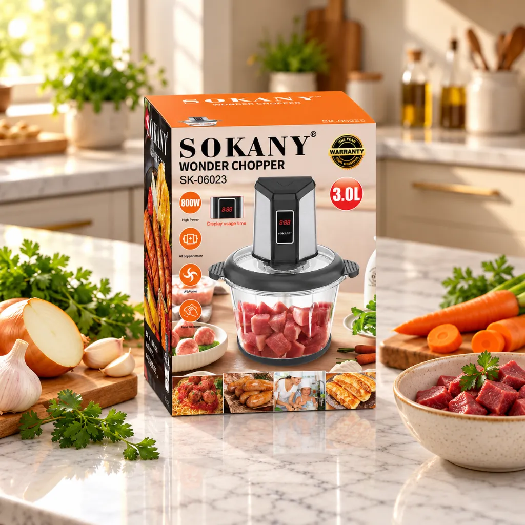 Hachoir Electrique Sokany- 3 L - 800 W123.webp