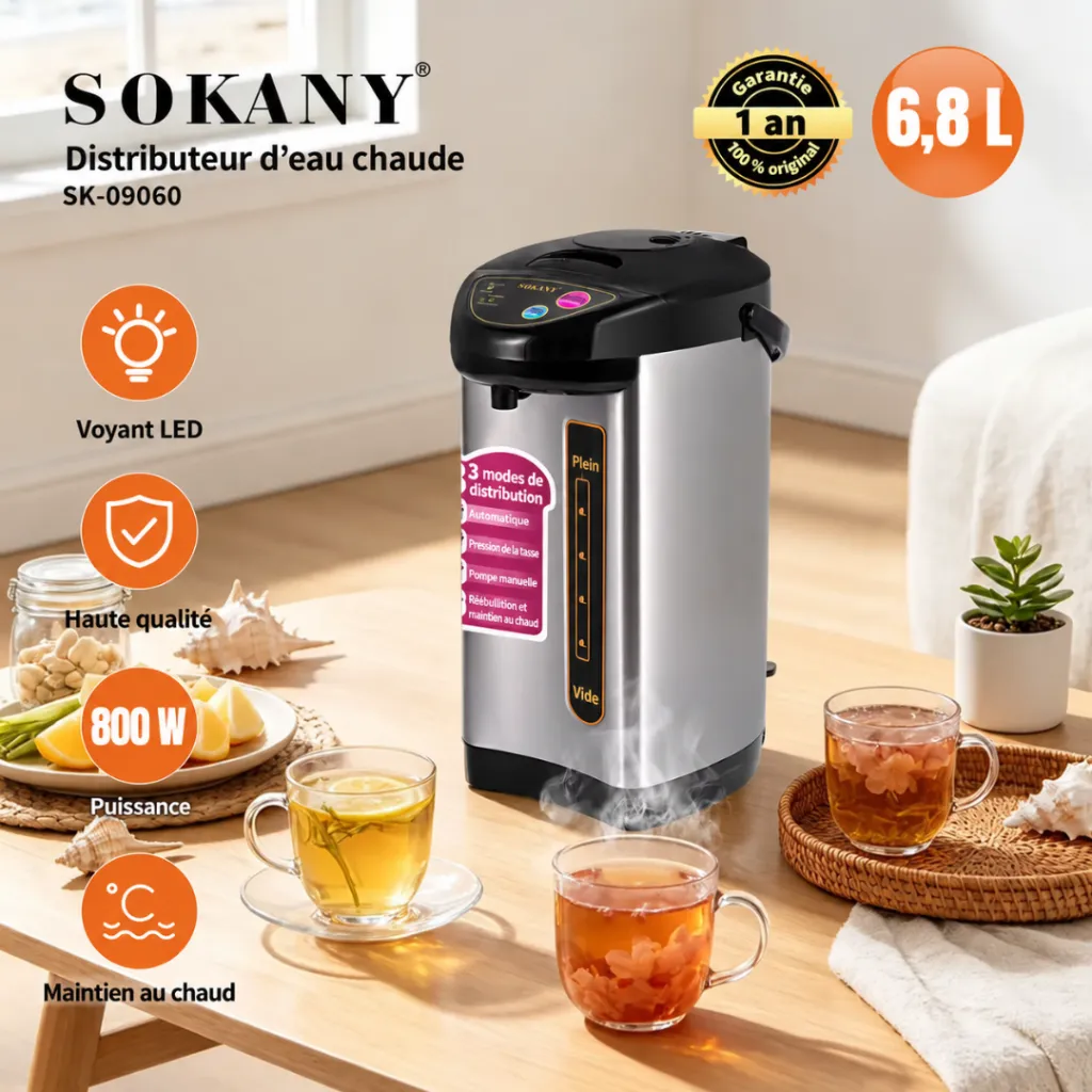 Distributeur D'Eau Chaude Sokany- 6,8 L - 1600 W (2).webp