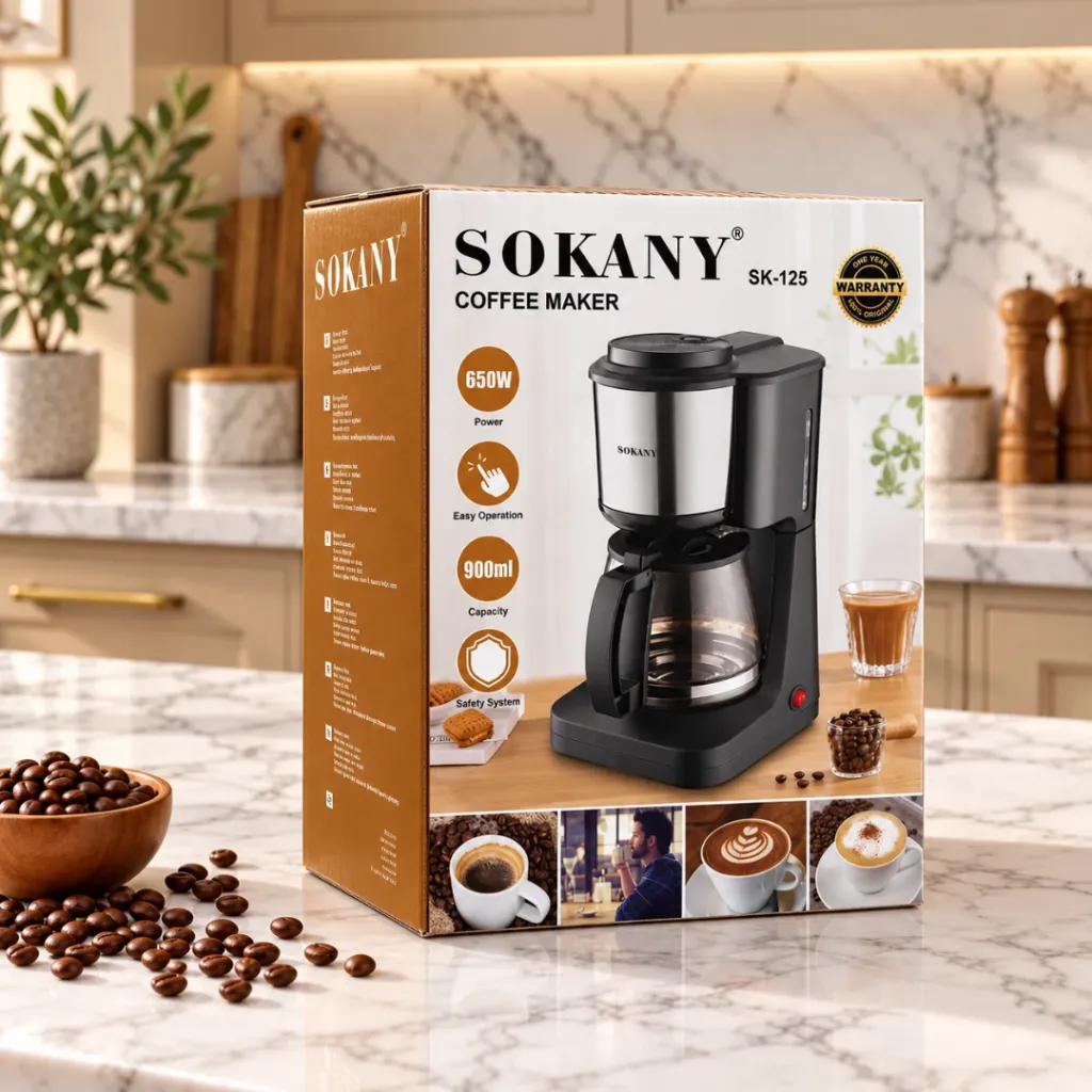 Cafetière Filtre Sokany- 900 ml - 650 W (1).webp