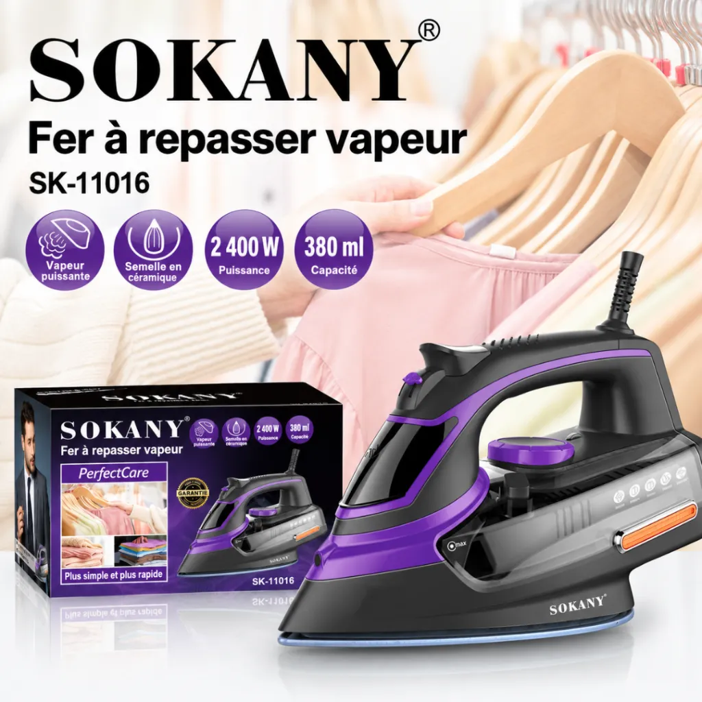 Fer A Repasser Sokany - 380 ml - 2400 W (2).webp