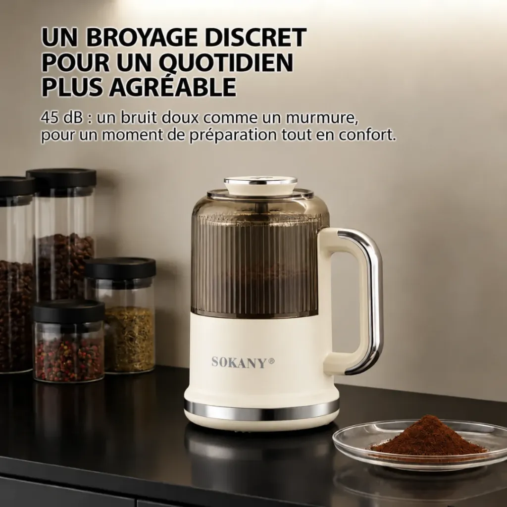 Moulin A Café Multifonction Sokany- 500 ml - 350 W- Blanc (6).webp