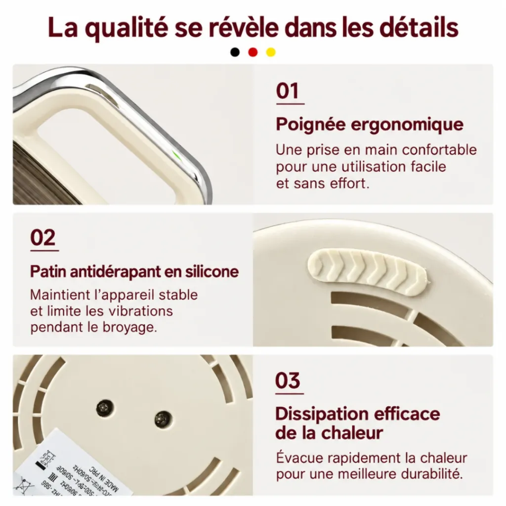 Moulin A Café Multifonction Sokany- 500 ml - 350 W- Blanc (1).webp
