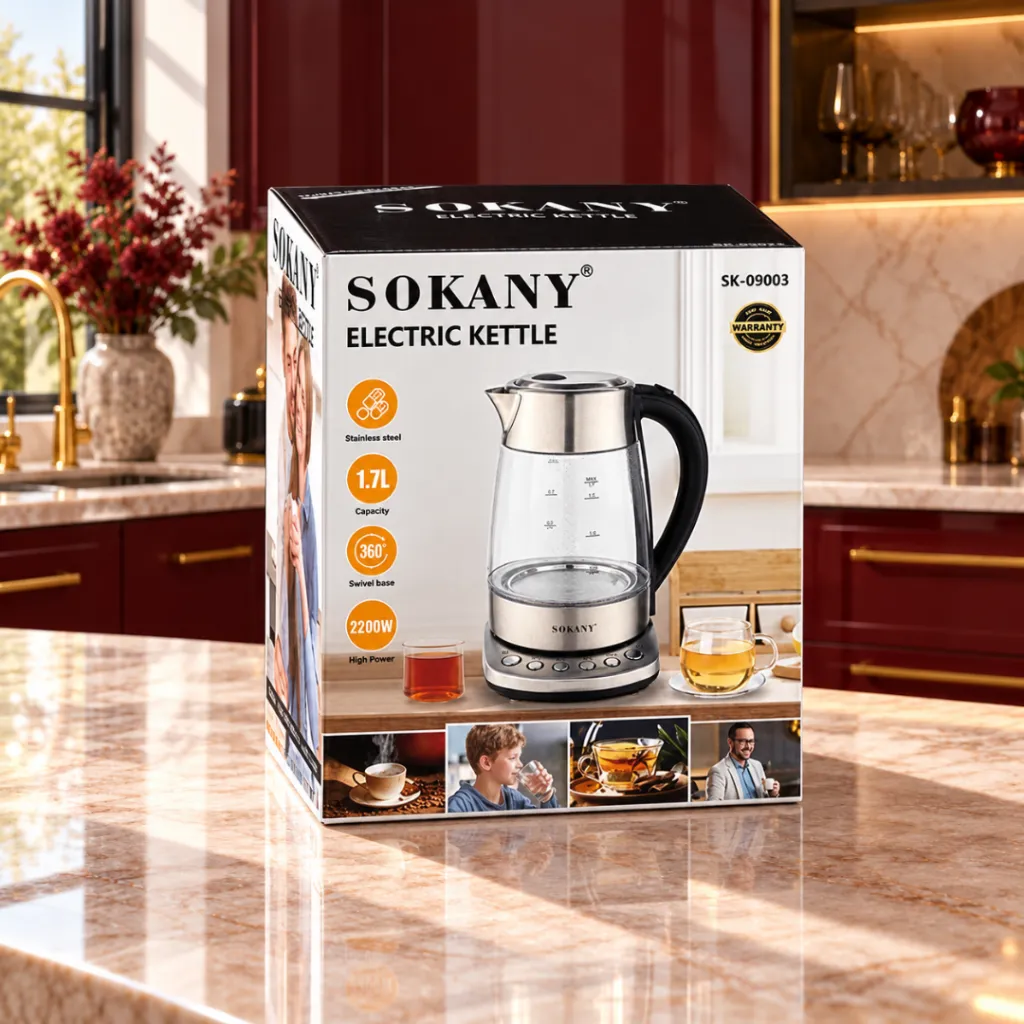 Bouilloire Electrique En Verre Sokany- 1,7 L - 2200 W (2).webp