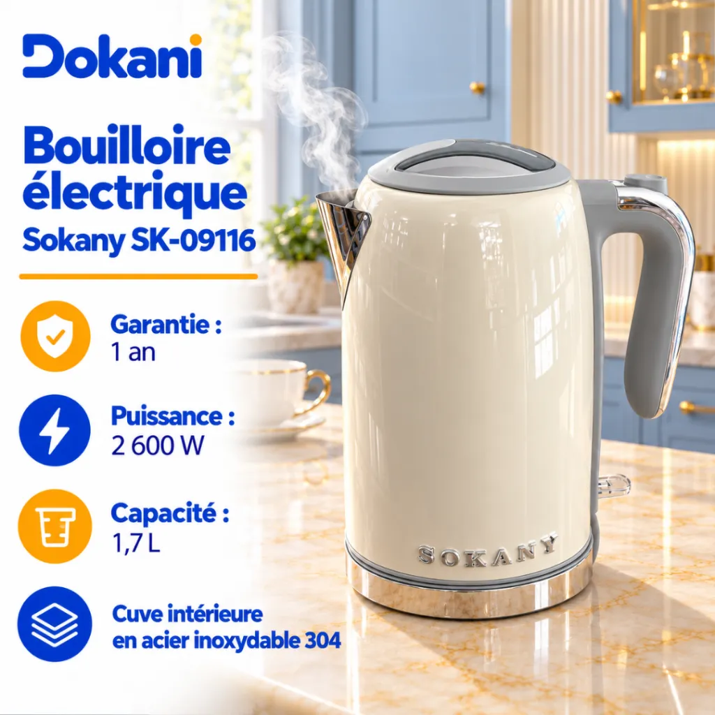 Bouilloire Electrique Sokany- 1,7 L - 2600 W (6).webp
