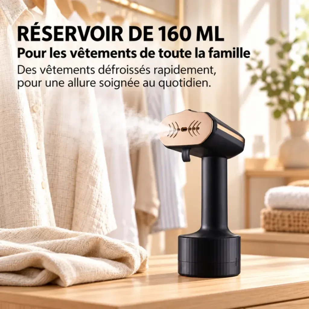 Défroisseur A Vapeur Sokany - 160 ml - 1500 W (4).webp