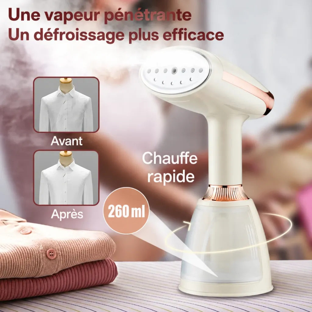 Défroisseur A Vapeur Sokany - 260 ml - 1500 W (2).webp