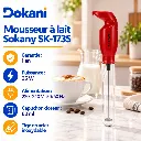 Mousseur A Lait Sokany- 80 ml - 25 W- Rouge.webp