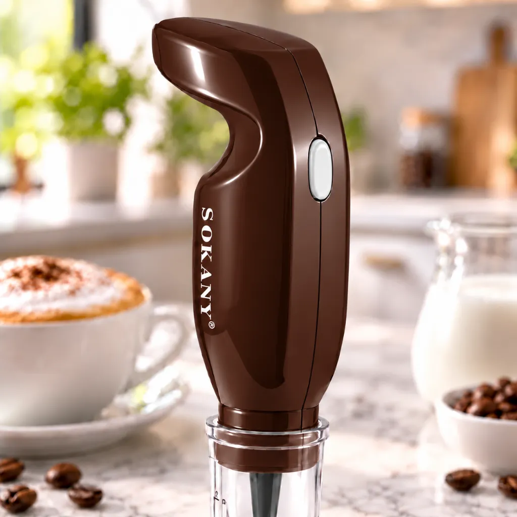 Mousseur A Lait Sokany- 80 ml - 25 W- Marron3.webp