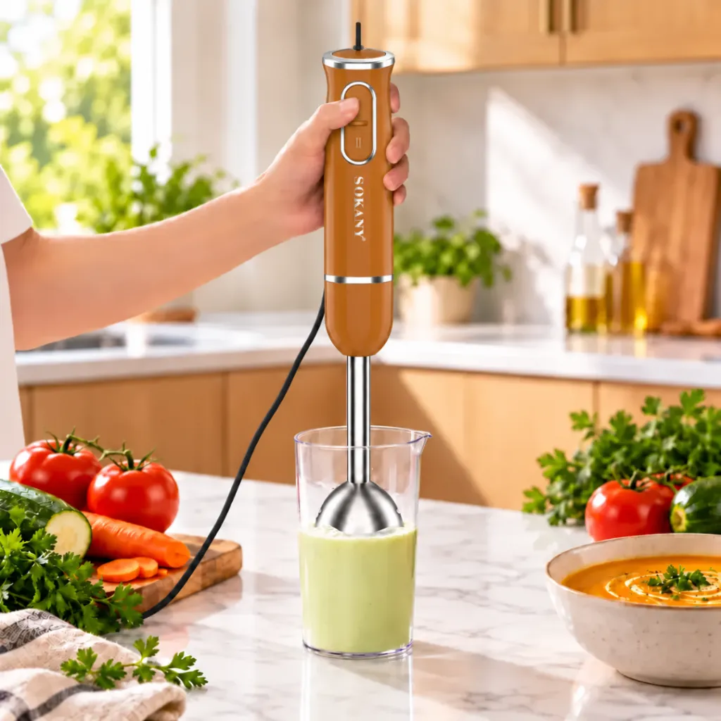 Mixeur Plongeant Sokany- 300 W Caramel (4).webp