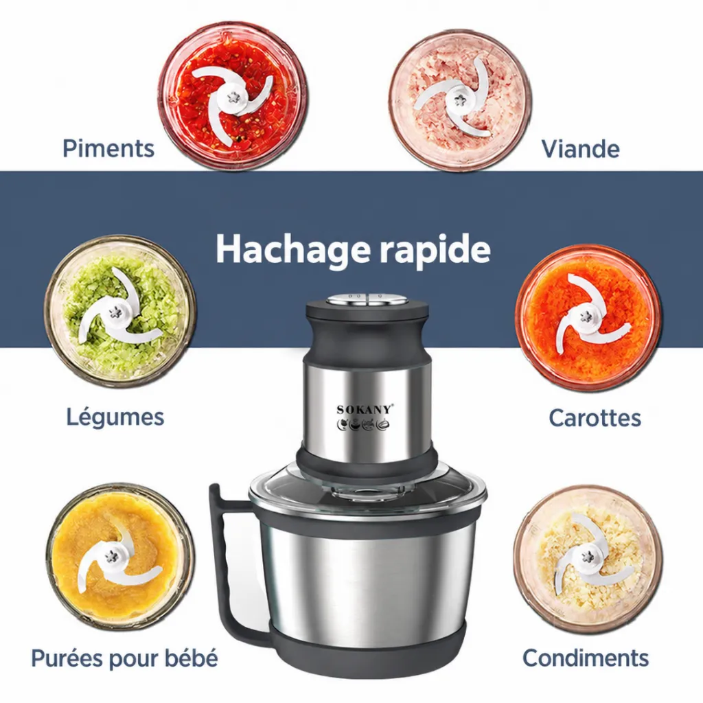 Hachoir Electrique Sokany- 3 L - 800 W (4).webp