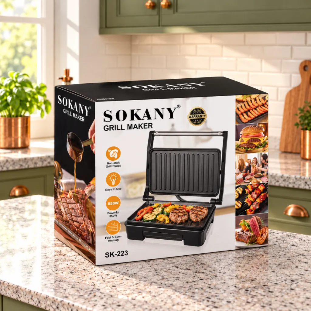 Grill Electrique Sokany - 850 W (4).webp