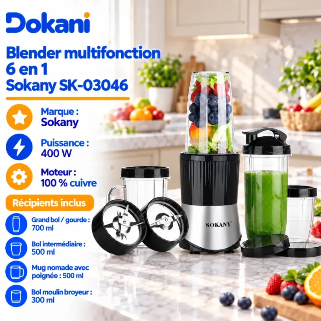 Blender Multifonction 6 En 1 Sokany- 400 W (1).webp